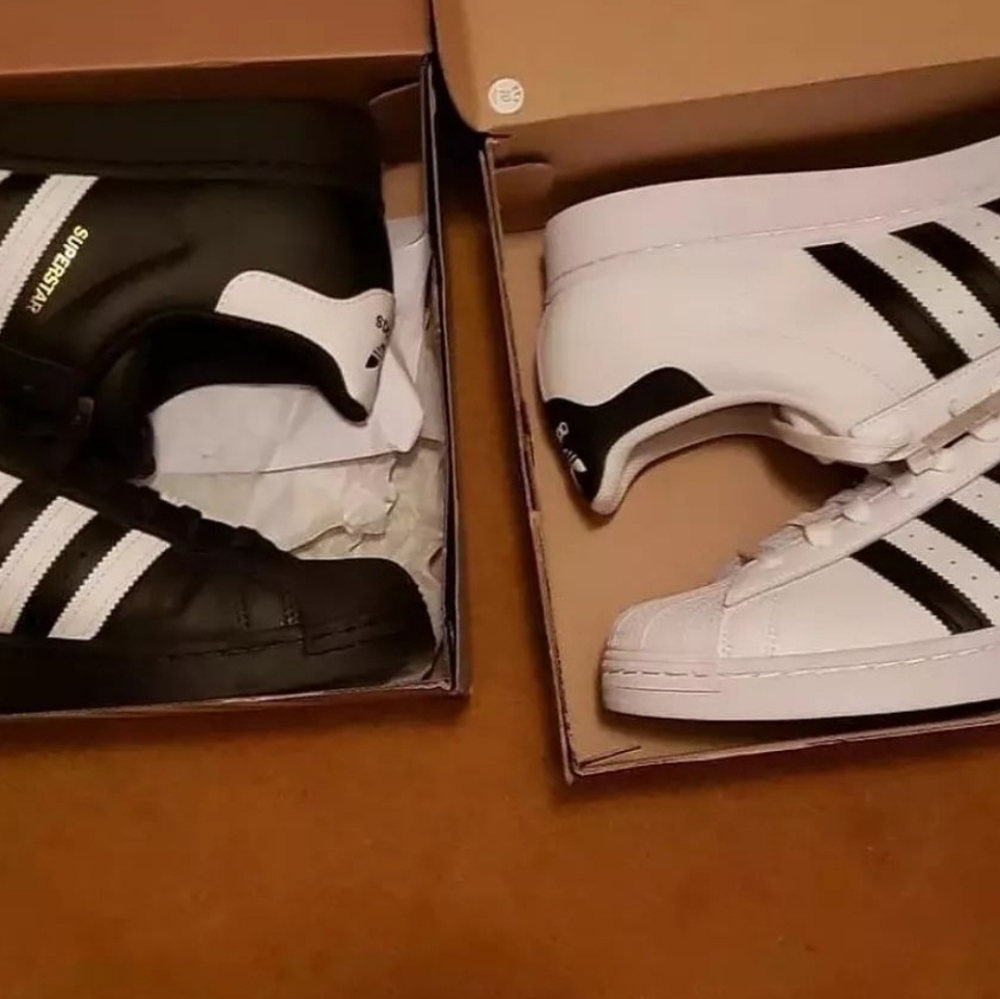 Adidas shoes and Nike Air Max shoes